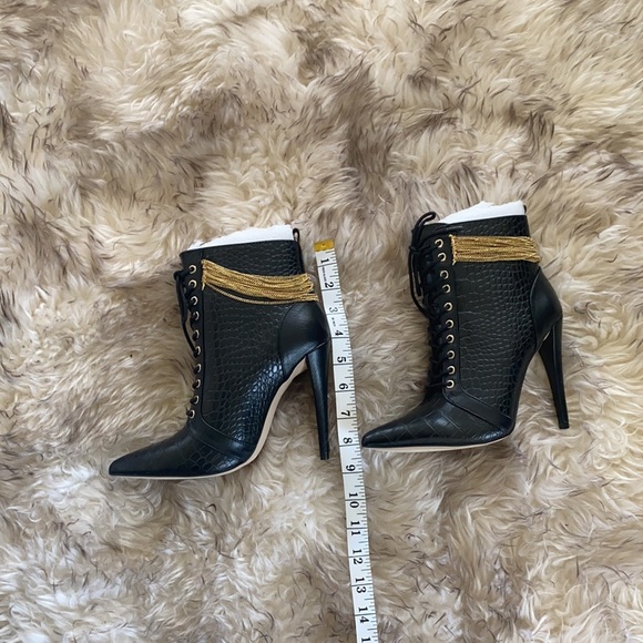 Chain Detail Stiletto Bootie - Picture 13 of 17